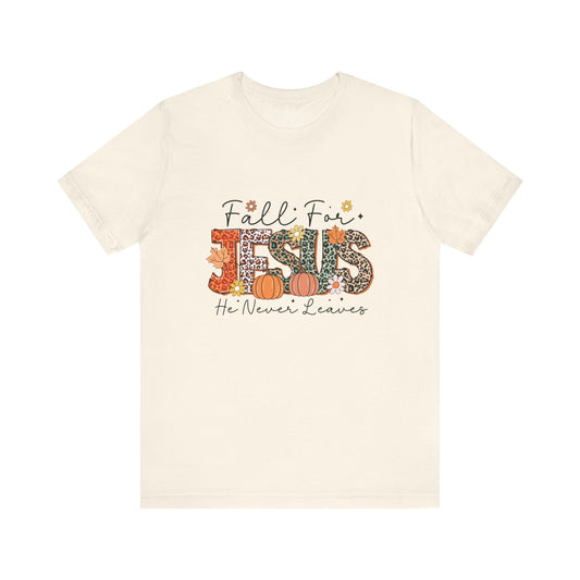 Fall for Jesus - Jersey Short Sleeve T-Shirt