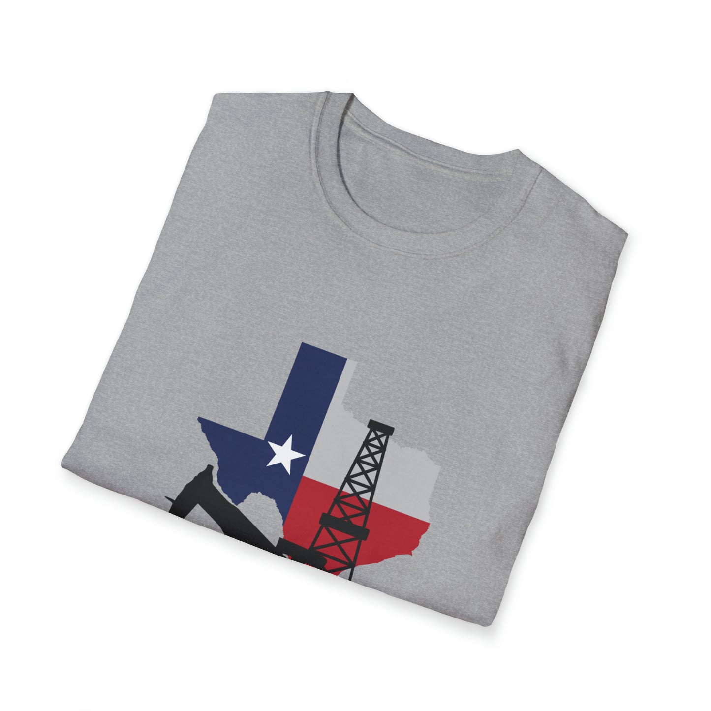 Texas Oilfield - Softstyle T-Shirt