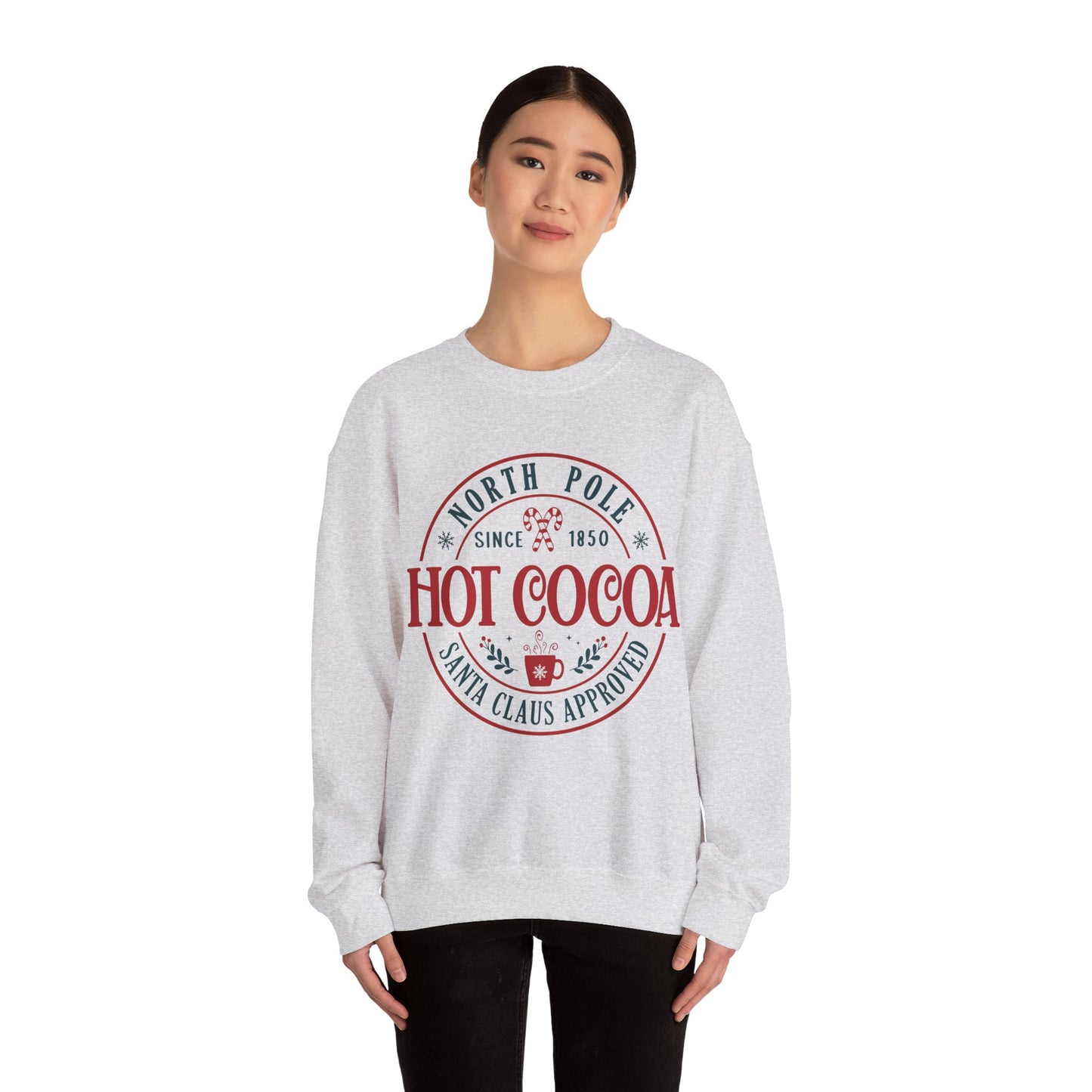 North Pole Hot Cocoa - Heavy Blend™ Crewneck Sweatshirt