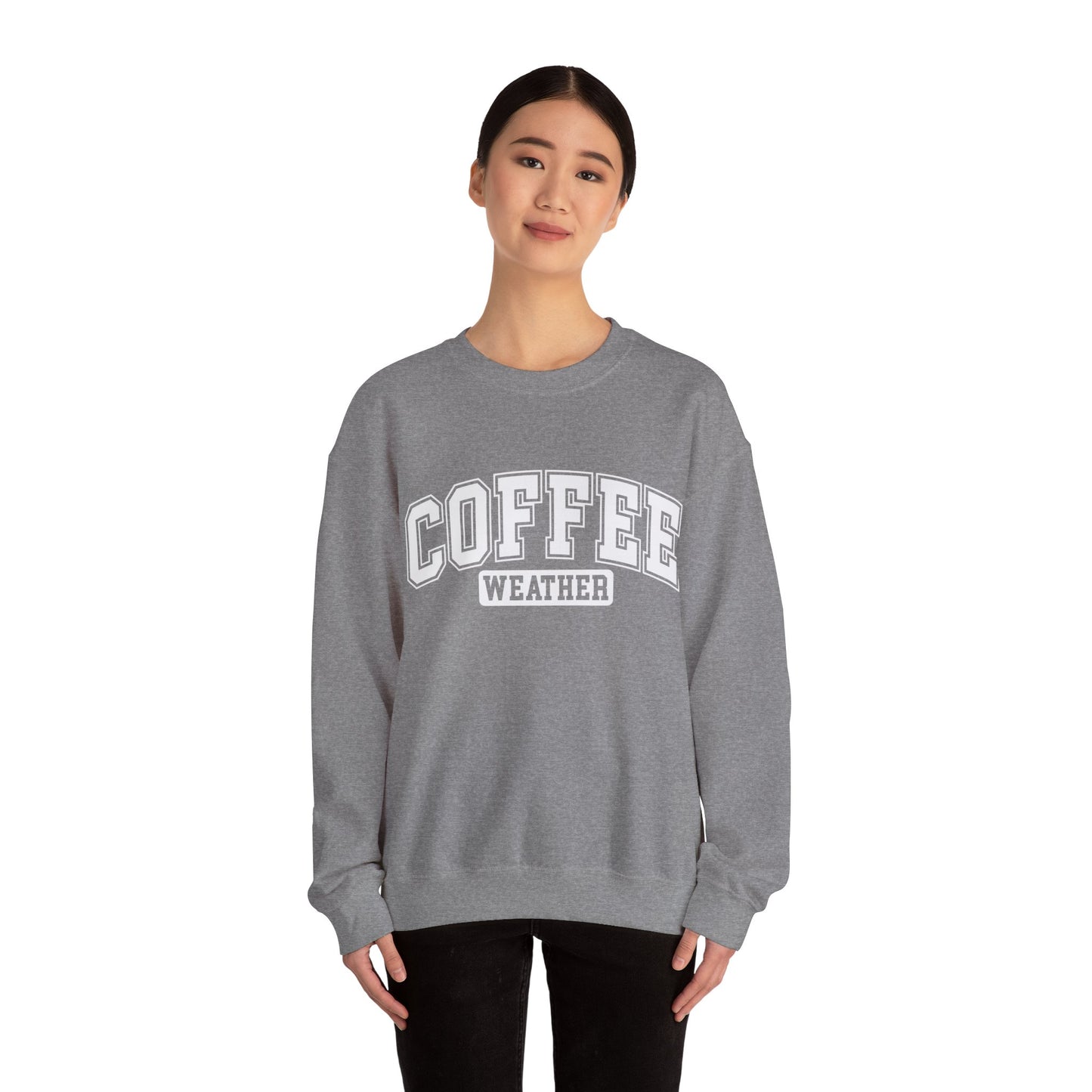 Coffee Weather - Heavy Blend™ Crewneck Sweatshirt