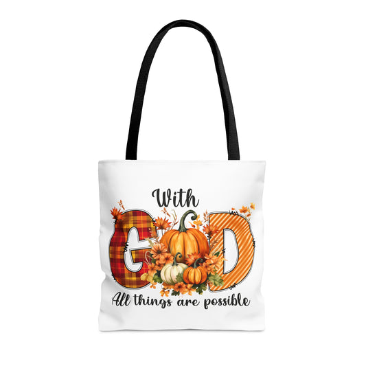 With God all things are Possible - Tote Bag