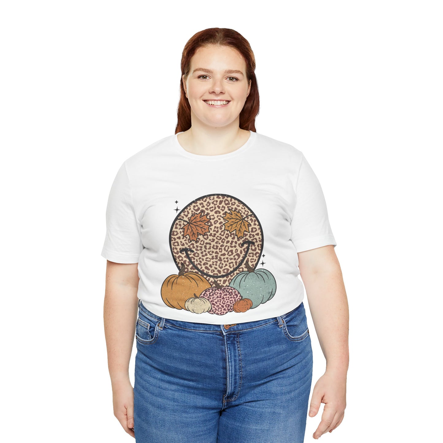 Fall Smiley Face Emoji Tee