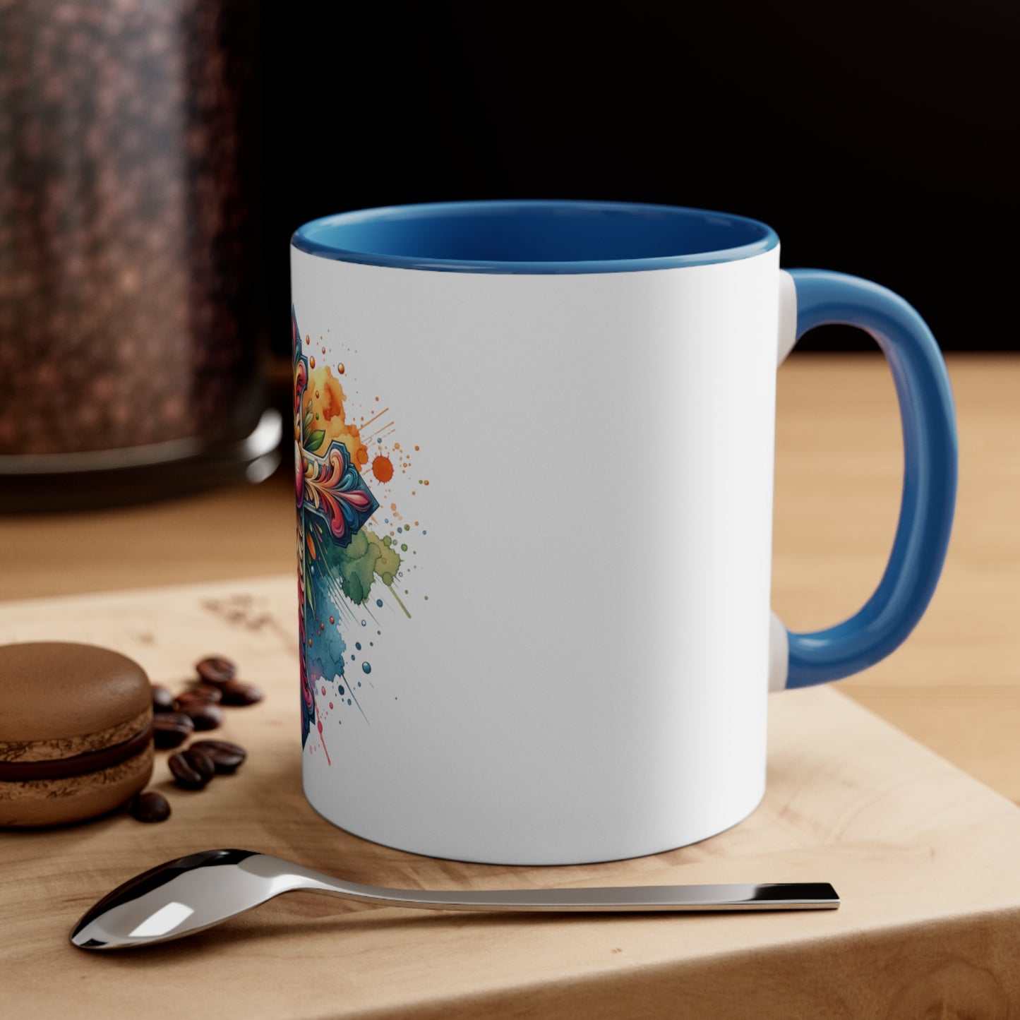 Easter Cross - Accent Coffee Mug, 11oz